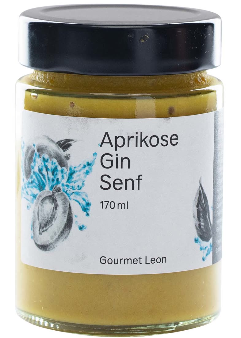Aprikose-Gin Senf 170ml