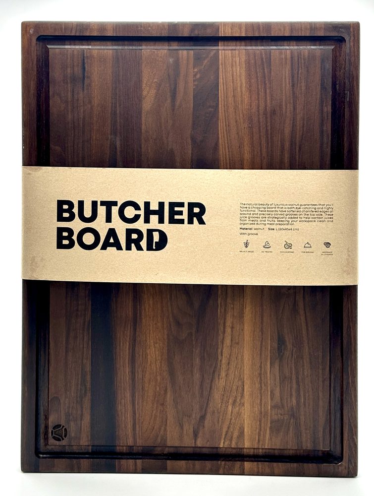 Classic Butcher Board L, Walnuss