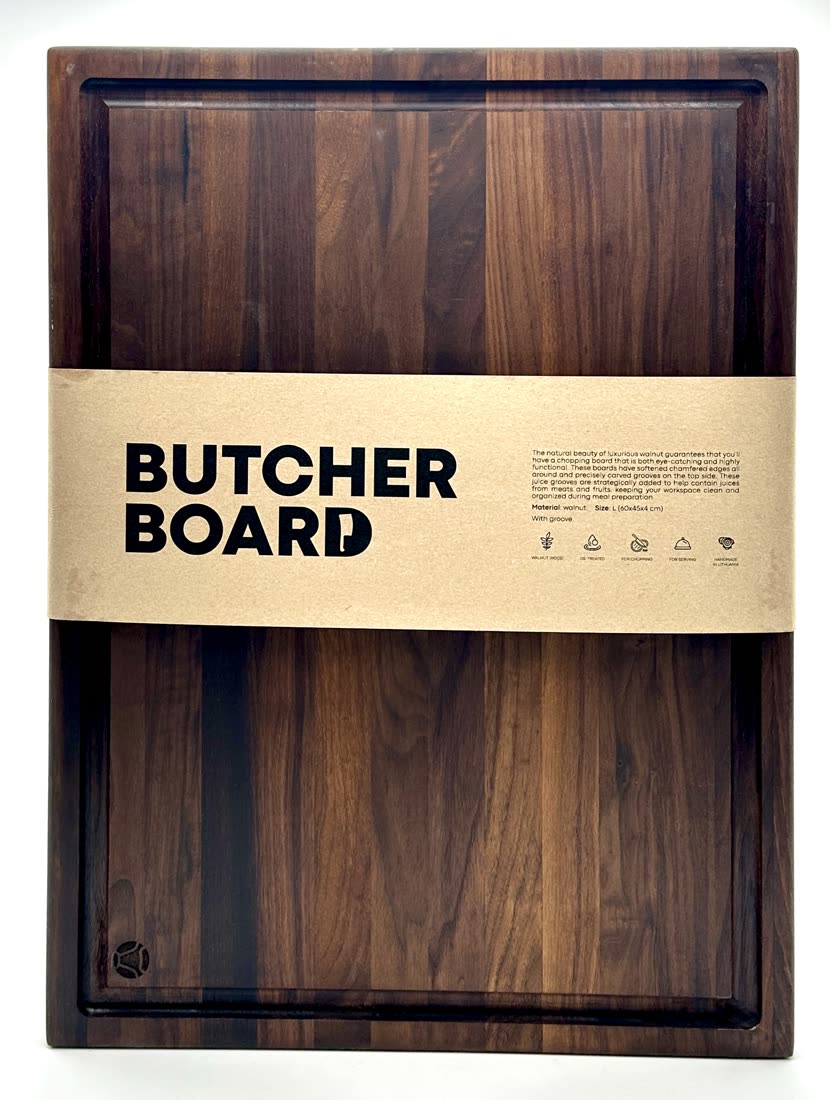 Classic Butcher board L, walnut