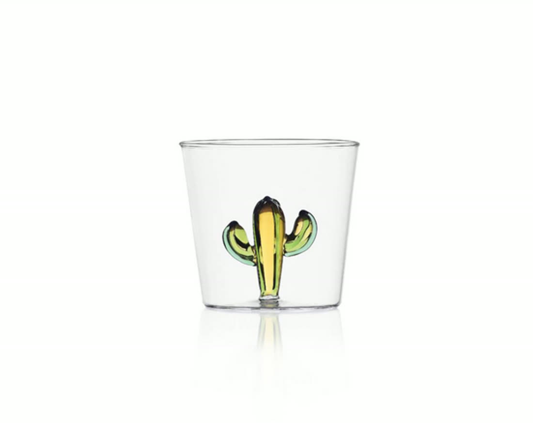 DESERT PLANTS tumbler cactus green / amber