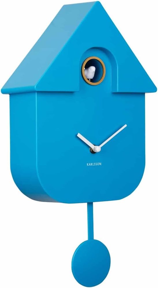 Kuckucksuhr Modern – Bright Blue