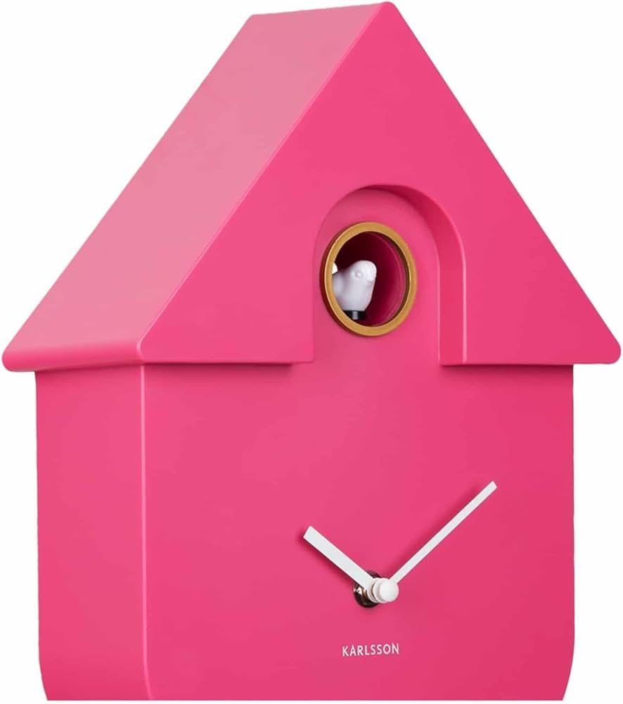 Kuckucksuhr Modern – Bright Pink