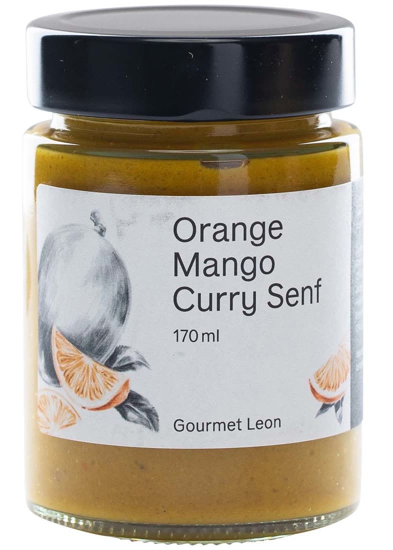 Orangen Mango Curry Senf 170ml