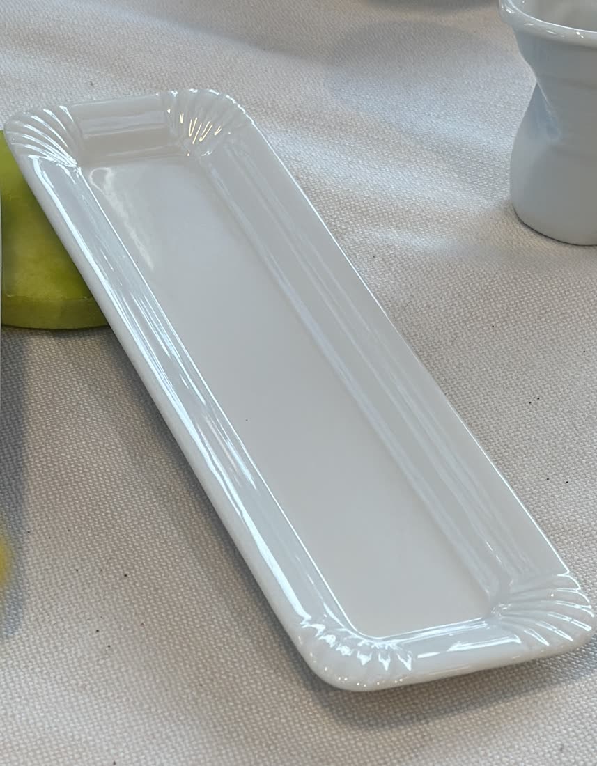Wurstplatte Porzellan 26cm